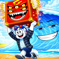 Play Escape from the Tsunami and Save Brainrot Original 3D now!
